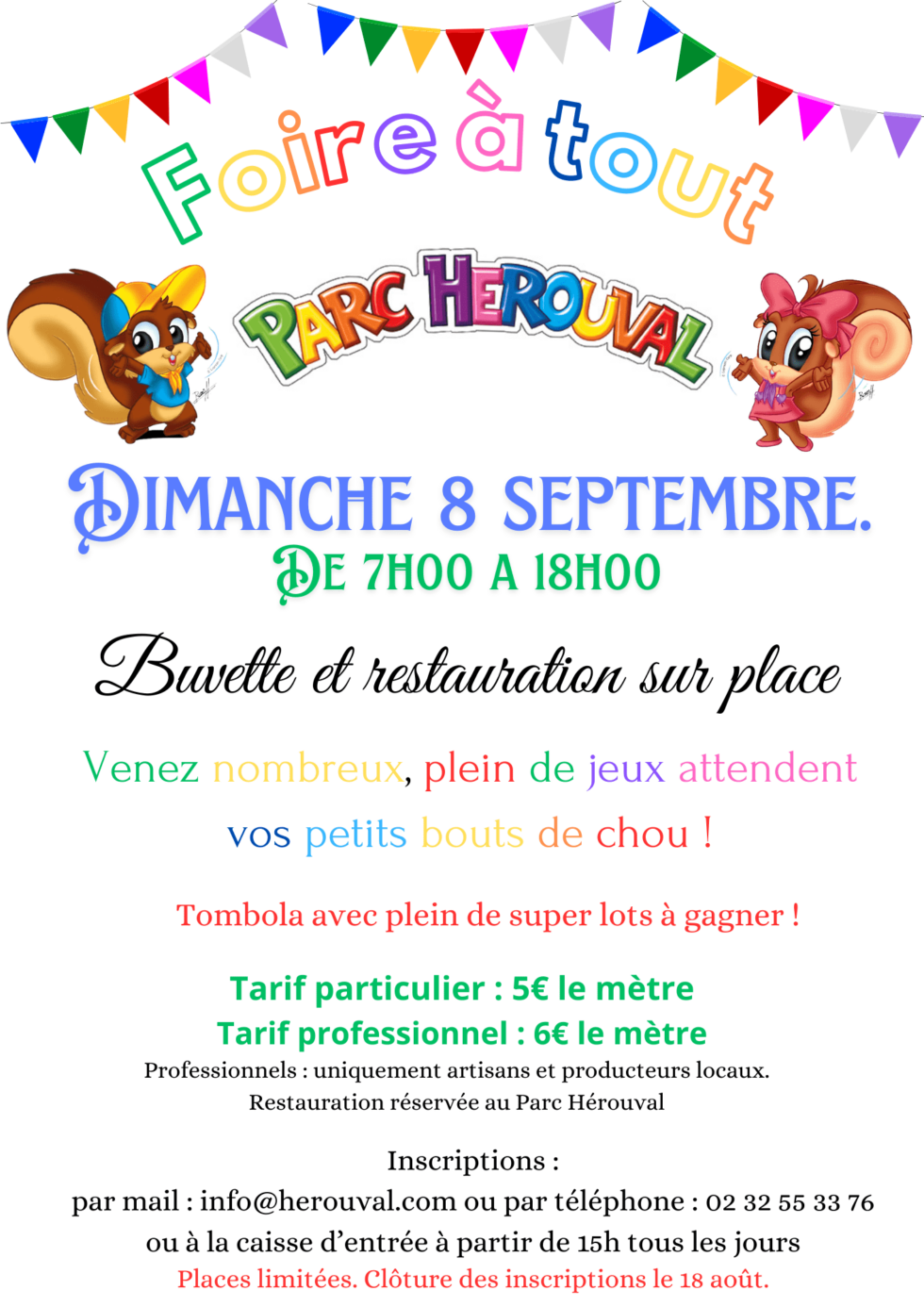 Foire à Tout - Parc de loisirs et de jeux pour enfants HEROUVAL